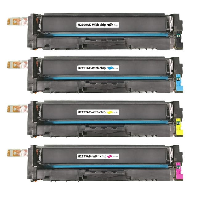 Compatible HP 219A Full Set of 4 Toner Cartridges